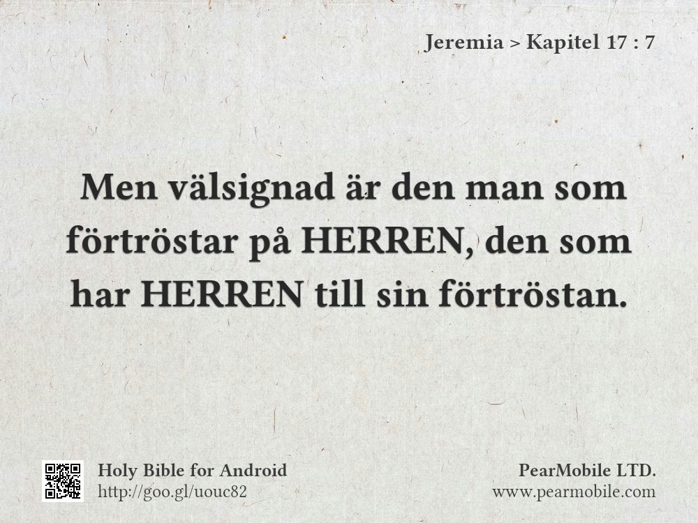 Jeremia, Kapitel 17:7